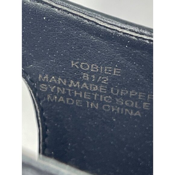 Madden Girl Shoes Women's 8.5 black kobiee ruffle cone heel belt buckle - Picture 6 of 16